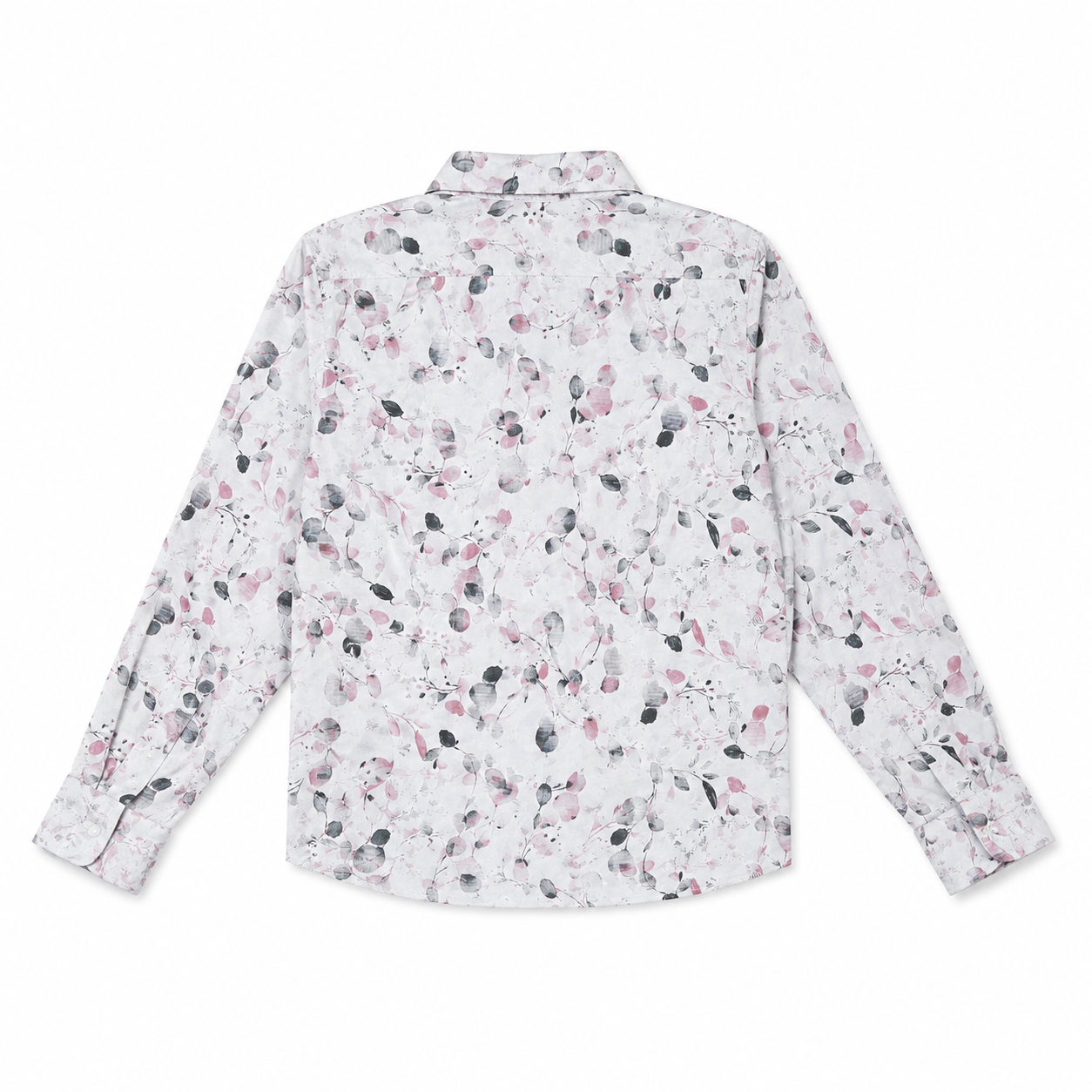 Boys White Floral Printed Full Sleeve Shirt | Stylish Casual & Party Wear Kids Shirt