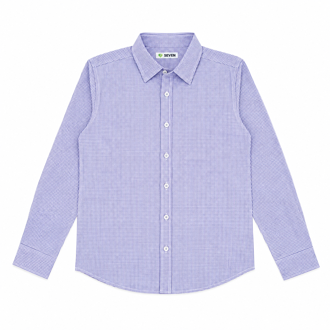 Men's Micro Check Shirts-Stylish Causal &  Formal Checkered Full Sleeve Shirt For Men