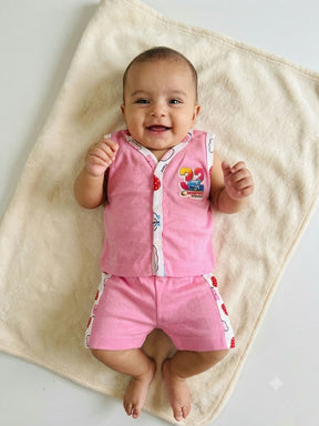 New born Sleeveless Romper | Cute Printed Cotton Summer Outfit