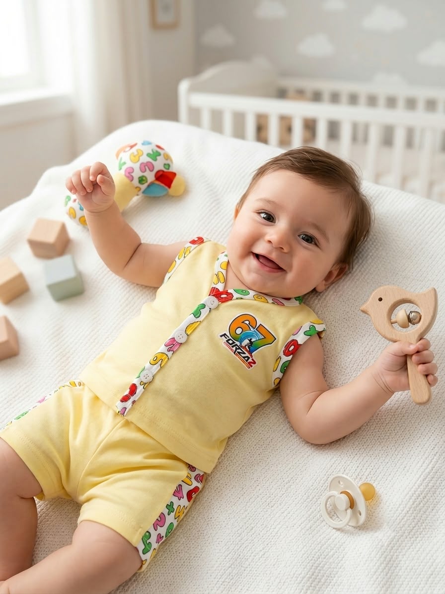 New born Sleeveless Romper | Cute Printed Cotton Summer Outfit