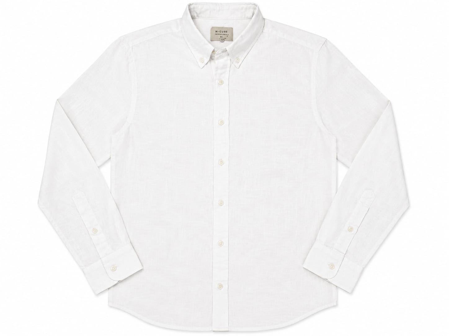 White Linen Full Sleeve Shirt for Men | Premium Comfortable Casual & Formal Wear