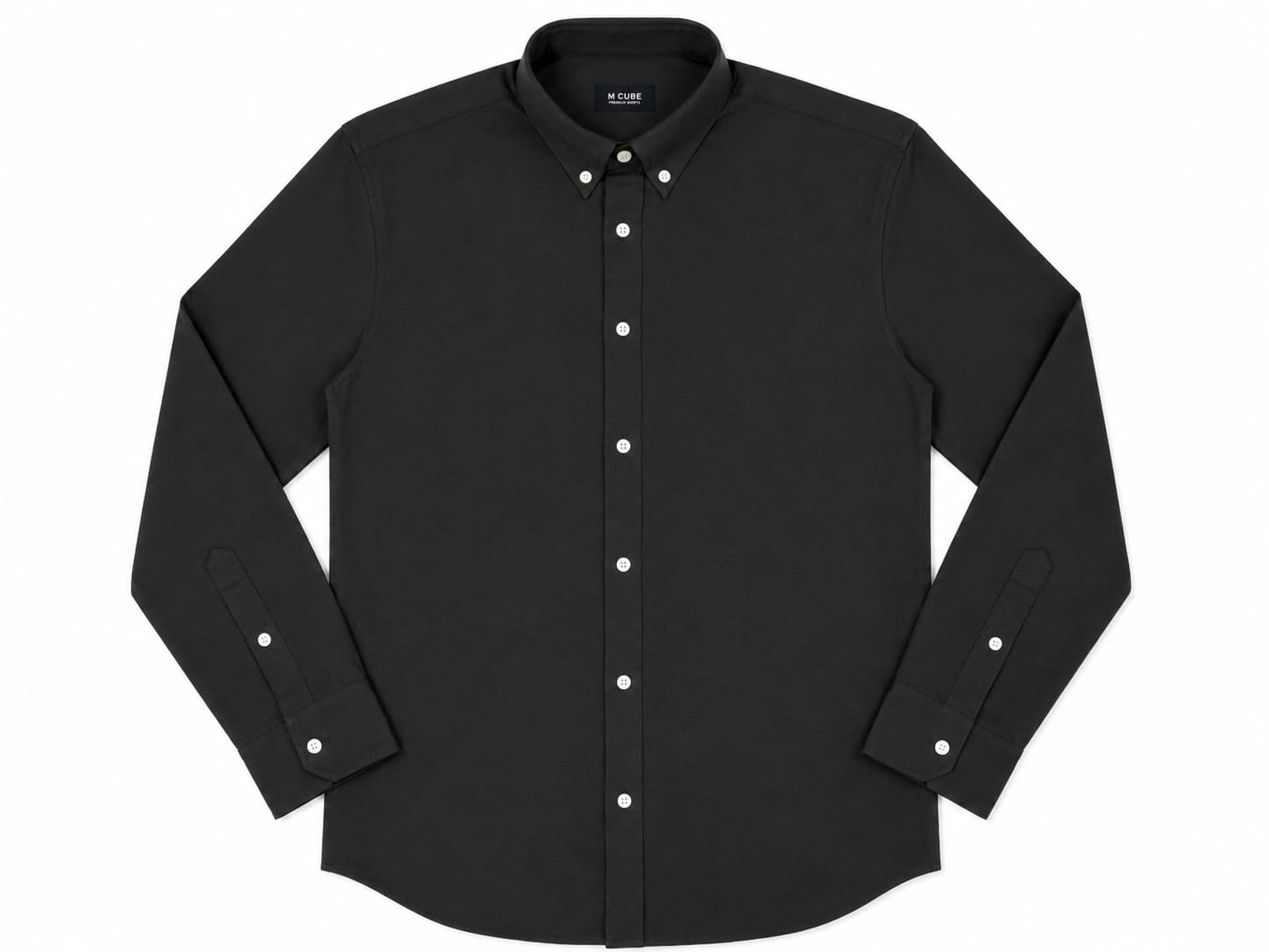 Men's Black Linen Full Sleeve Solid Casual Shirt | Comfortable Regular Fit Button-Down Shirt