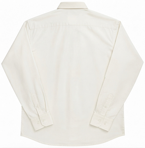 Men's Off White Full Sleeve Shirt | Solid Button Down Shirt | Regular Fit Formal & Casual Wear