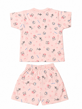 Baby Boys Cotton Dress Set with Printed Shirt & Shorts | Comfortable Casual Wear Outfit for Infants & Toddlers