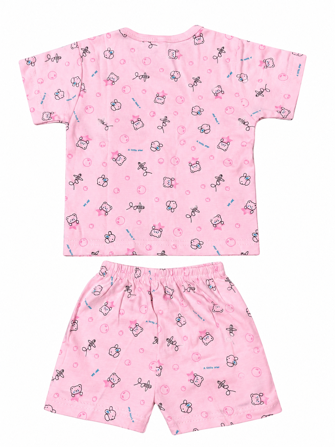 Baby Boys Cotton Dress Set with Printed Shirt & Shorts | Comfortable Casual Wear Outfit for Infants & Toddlers