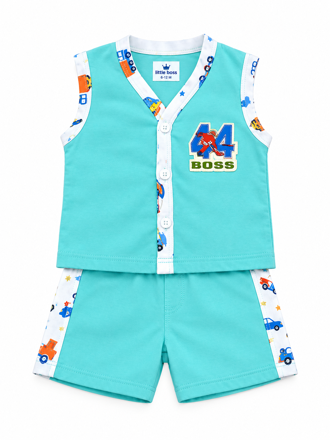 New born Sleeveless Romper | Cute Printed Cotton Summer Outfit