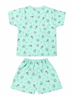 Baby Boys Cotton Dress Set with Printed Shirt & Shorts | Comfortable Casual Wear Outfit for Infants & Toddlers